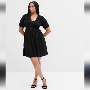 GAP | Smocked Puff Sleeve Mini Dress